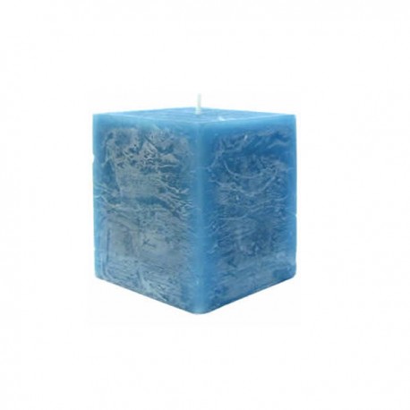 Kerze viereckig (Blau II.)